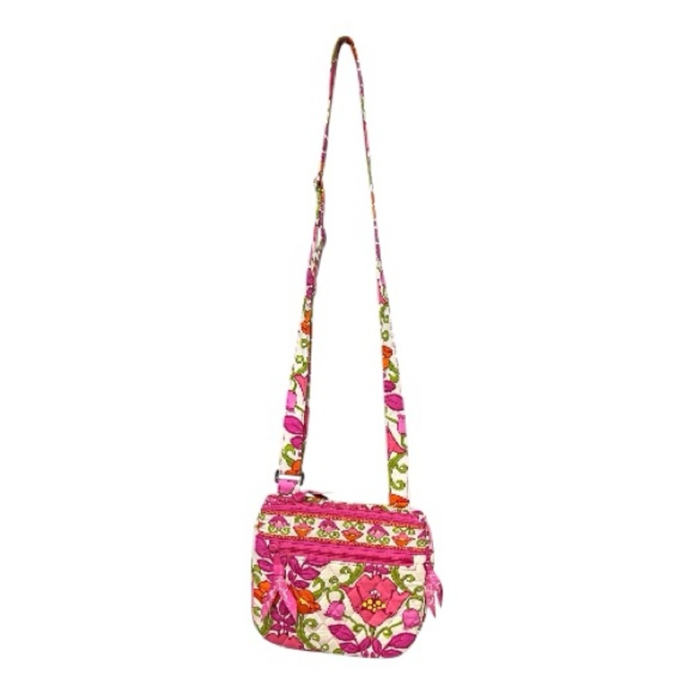 Vera Bradley - NWOT - Vibrant Pink Floral Crossbody Bag